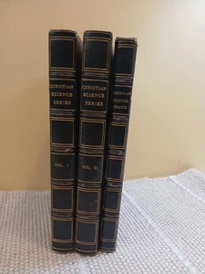 1889 Christian Science Series Vol 1 & 2 & Tracts Rev Mary Glover Eddy -C6 - Imagen 1 de 23