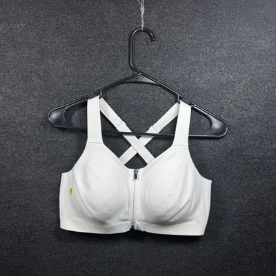 Victoria's Secret VSX Women's Knockout Front-Close Sports Bra White Size36D NWOT - Image 1 of 4
