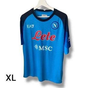 Camiseta de fútbol local SSC Napoli 2022/23 - Oficial EA7. Talla XL. - Imagen 1 de 13