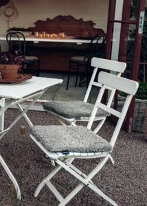 Cojín de asiento cuadrado de piel de oveja rizado con relleno accesorio de decoración del hogar regalos interior - Imagen 1 de 7