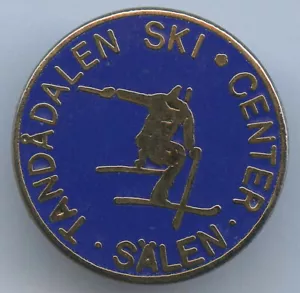 Sweden Salen Tandalen Ski Center Vintage Badge Pin !!! - Picture 1 of 2