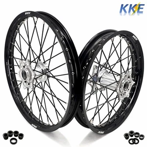 KKE 21/18'' Cast Silver Wheels Rim Fit KTM EXC MXC SXS SX XC 125-530CC 2000-2002 - Bild 1 von 14