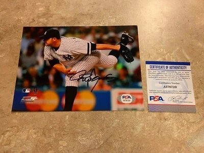 Roger Clemens New York Yankees Autographed 5x7 Sports Photo PSA COA #AI78720 - Image 1 of 4