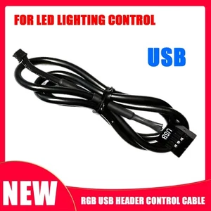 For AMD Ryzen 7 Wraith Prism LED RGB CPU Cooling Fan 3pin to USB Connector Cable - Picture 1 of 7