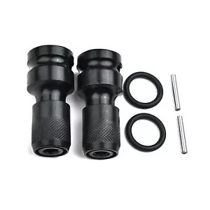 2X Hex Ratchet Socket Adapter Drive 1/2" Square To 1/4" Converter Impact Tool - Picture 1 of 16