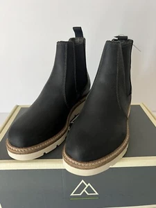 Alpine Design Blaze Chelsea Leather Boot Black Size 7 - Picture 1 of 7