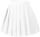 Beautifulfashionlife Women's Short White Pleated Skirt - Size: S(2)   Waist: 25