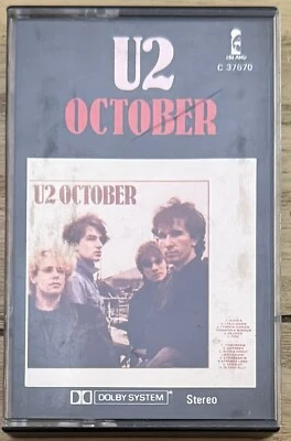 U2 ‎– October (Cassette OZ 1981 VG+/VG+) Pop Rock - Image 1 of 4