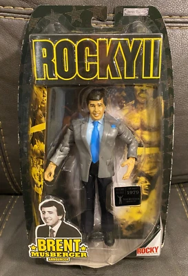 Jakks *FIGURA LOCUTOR ROCKY II (1979) BRENT MUSBERGER* Serie Rocky Collectors Foto 1 de 4