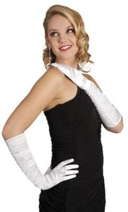 Damen Handschuh weiss eleganter Damenhandschuh weisser Frauen Handschuh - Bild 1 von 1