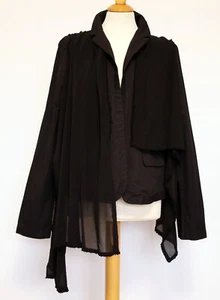 Rundholz Dip Black Asymmetric Quriky Light Coat Jacke Gr. M? - Bild 1 von 6