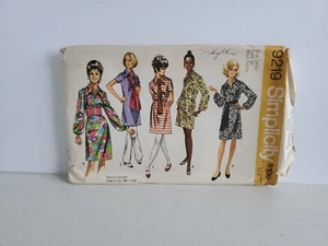 Simplicity Sewing Pattern 9219 Misses Dress In 2 Lenghts And Sash Size 14mp - Picture 1 of 3