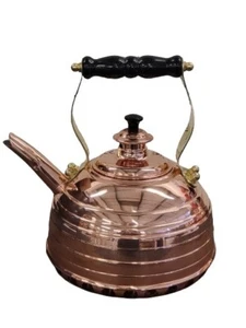 Richmond No 10 COIL Copper Kettle for Gas Stoves- Imperfect Grades A&B -RRP £395 - Picture 1 of 31