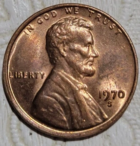 1970-S AU Multi Error on DDO & DDR Large Date Lincoln Cent VF Condition Ungraded - Picture 1 of 6