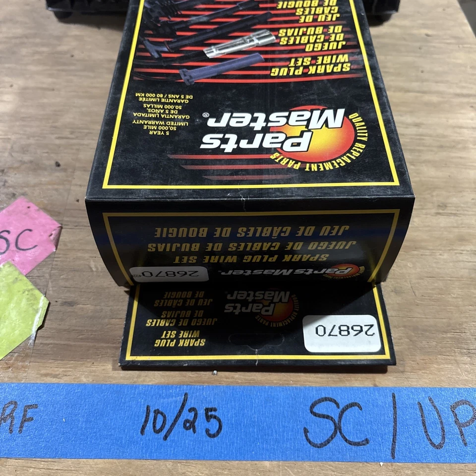 Juego de cables de bujía Parts Master 26870 aptos para Chevrolet C20 C2500 GMC P3500 Foto 1 de 4