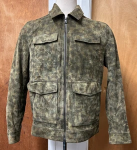 Michael Kors Men's Sz Large Camo Camouflage Full Zip Up Jacket - Picture 1 of 5