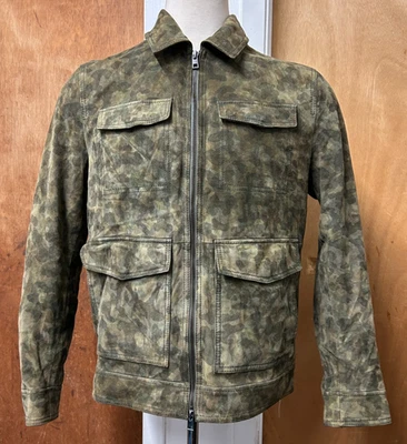 Michael Kors Men's Sz Large Camo Camouflage Full Zip Up Jacket - Image 1 of 4
