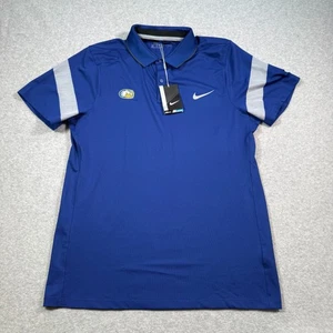 Nike Golf UC Davis University of California Aggies NCAA Herren Polo Gr. L Blau Neu mit Etikett - Bild 1 von 16