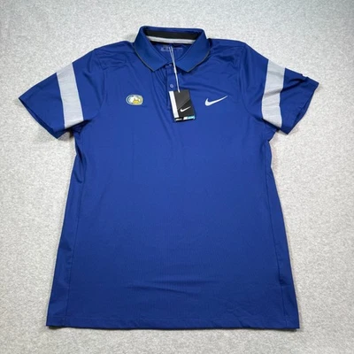 Polo Nike Golf UC Davis University of California Aggies NCAA para hombre talla L azul nuevo con etiquetas Foto 1 de 4