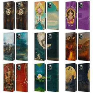 OFFICIAL DUIRWAIGH GOD LEATHER BOOK WALLET CASE COVER FOR APPLE iPHONE PHONES - Picture 1 of 14