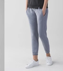 Jogger para mujer Lululemon Serenity brezo mod azul cordón cintura elástica talla 6” - Imagen 1 de 7