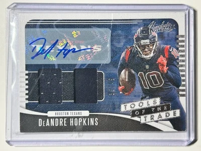 DeAndre Hopkins AUTO~JERSEY #/49 Absolute TOTT 2019 autógrafo parche doble dañado Foto 1 de 4