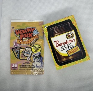 TOPPS 2008 WACKY PACKAGES FLASHBACK SERIES 1 COMPLETE 72-CARD BASE SET +WRAPPER - Picture 1 of 3