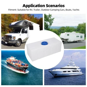 New 33.66x13.78x11.81 In RV Water Tank 22 Gallons Food Grade LLDPE Leakproof - Picture 1 of 12