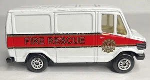 Maisto Mercedes Van 307D Fire Rescue White 1:64 Diecast Toy Car~GE - Picture 1 of 12