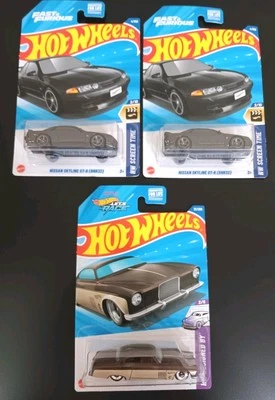 LOT OF 3 NISSAN SKYLINE GT-R (BNR32) HOT WHEELS 2025 B CASE And Treasure Hunt - Image 1 of 4