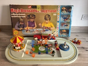 Vintage Corgi Magic Roundabout Playground Set Number 853 BOXED & EXTRA Figures - Picture 1 of 24