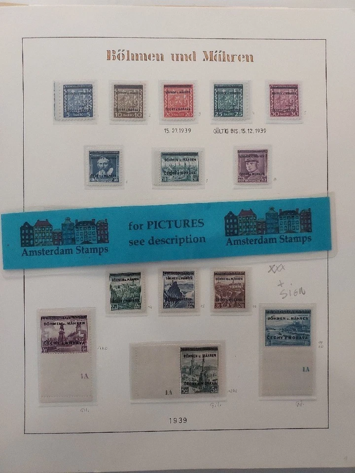 Germany Bohmen und Mahren very fine MNH + used collection incl much better TOP! - Image 1 of 1