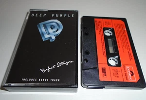 DEEP PURPLE - PERFECT STRANGERS. AUDIO CASSETTE TAPE ALBUM POLYDOR POLHC 16 MINT - Picture 1 of 8