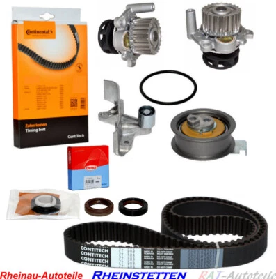 CONTI Zahnriemen+2xSpann/Umlenkrolle+Wasserpumpe AUDI A4 A6 VW PASSAT 1.8 T Mot. - Bild 1 von 2