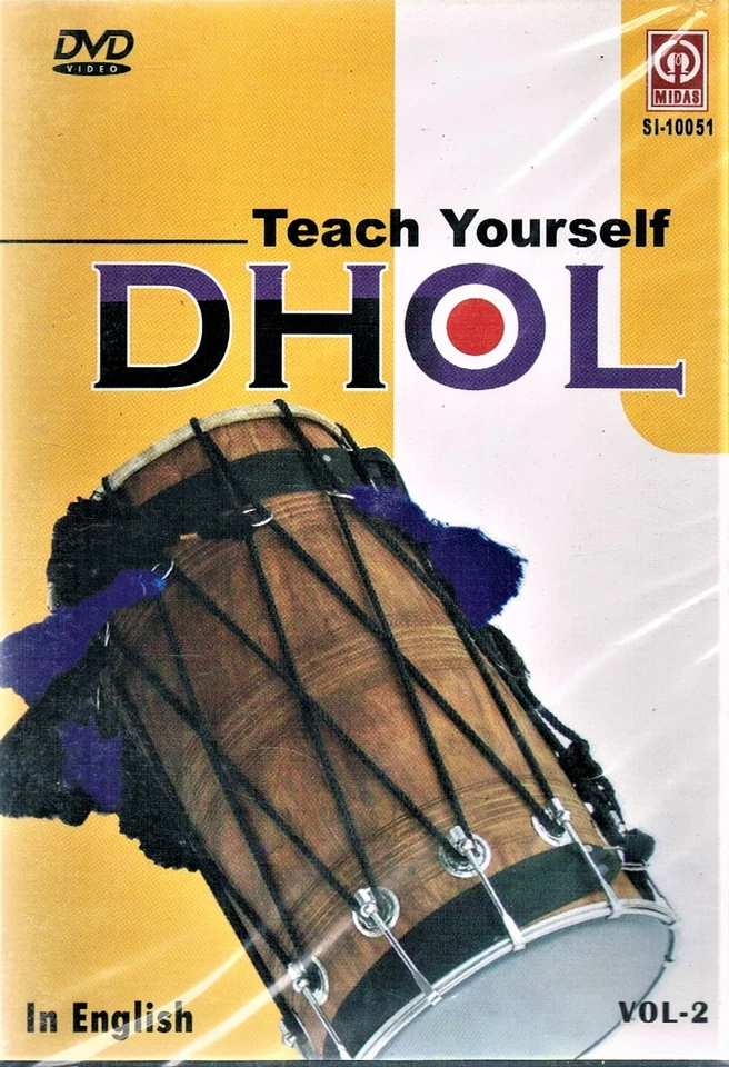 DHOL  PUNJABI LEARN YOUR SELF  WITH DVD VOL-2  IN ENGLISH - Image 1 of 1