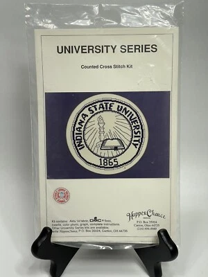 Happen Chance Designs - Indiana State University Logo - Cross Stitch Kit - Image 1 of 4