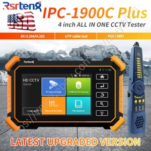 Rsrteng IPC-1900C Plus 8K IP Camera Tester 4" Monitor CCTV WIFI Cable Tracer USA - Picture 1 of 10