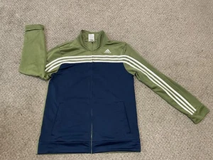 Adidas Boys XL (18-20) Full Zip-Up Collared Sweatshirt, Sports Active Pockets - Picture 1 of 7