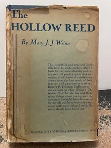 THE HOLLOW REED by Mary JJ Wrinn (1935 hardcover) - Picture 1 of 11