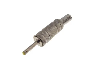 2.5mm x 0.7mm 2.5/0.7 DC Power Barrel Plug Metal Free Hanging - Picture 1 of 1