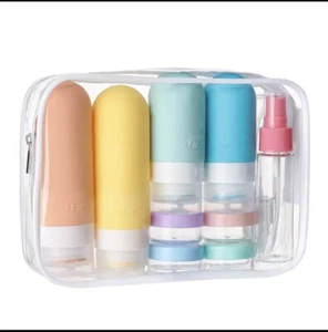 16 Pack Travel Bottles Set - TSA Approved Leak Proof Silicone Squeezable Contain - Picture 1 of 6