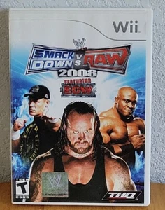 WWE Smackdown vs. Raw 2008 Nintendo Wii Video Game Complete With Manual - Picture 1 of 4