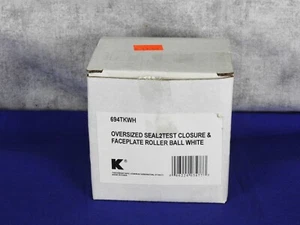 KEENEY 694TKWH SEAL2TEST  TRIM  KIT White Finish Very Nice - Picture 1 of 3