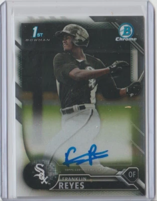 2016 Bowman Chrome Franklin Reyes #BCAP-FR AUTO - Image 1 of 2