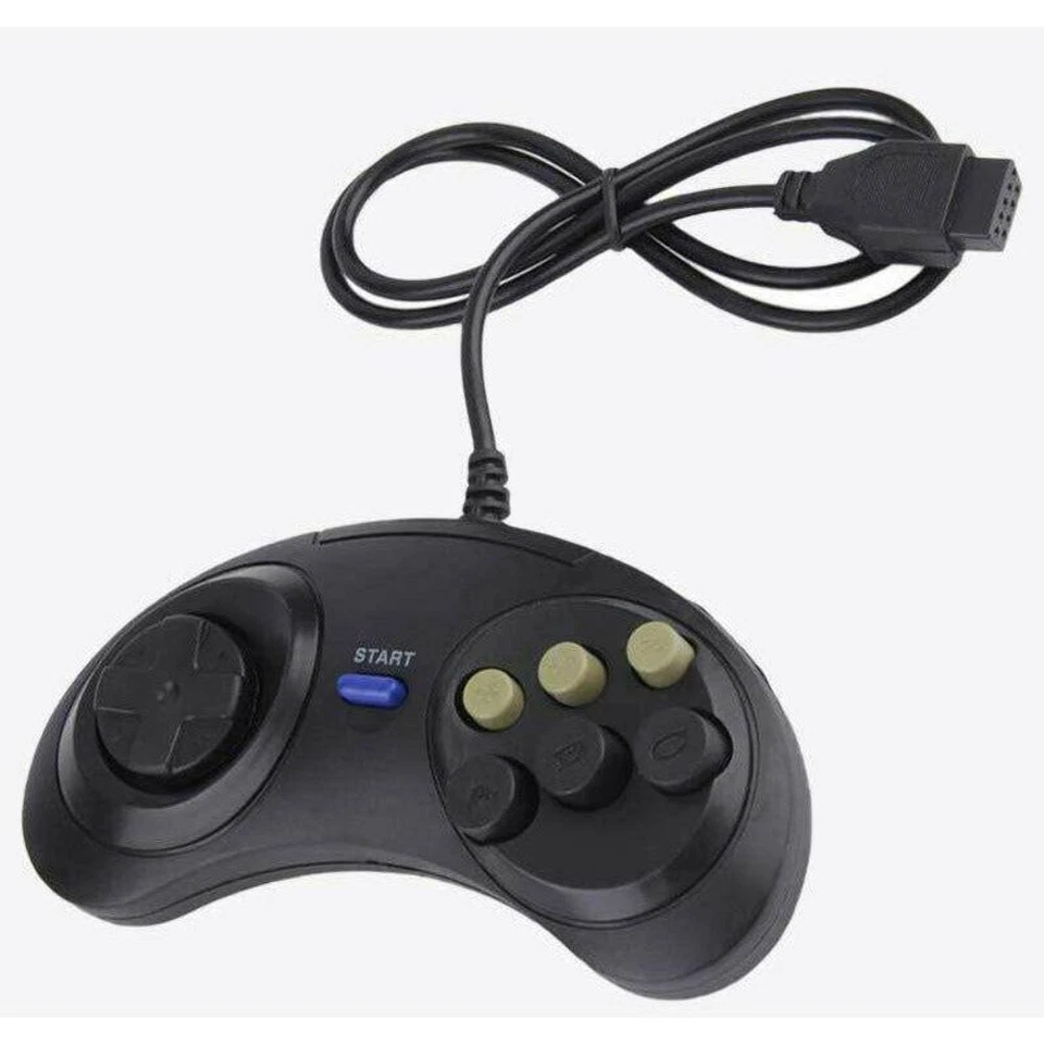Wired Controller Compatible With Sega Genesis (XYAB) - Image 1 of 3