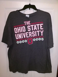 Ohio State University Buckeyes College Logo T-shirt Men's XL Gray - Picture 1 of 5