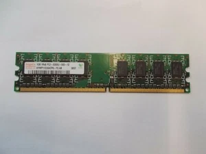 1GB Hynix DDR2 Dimm RAM PC2-5300U HYMP512U64CP8-Y5 From, #SU191 - Picture 1 of 2
