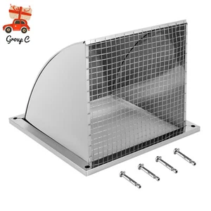 10.83''304Stainless Steel Exhaust Hood Vent Capkitchen/wall vents Indoor/Outdoor - Picture 1 of 19