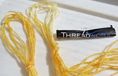 ThreadworX Hand Overdyed Metallic #12 - 91108 - Lemon Meringue - Image 1 of 4
