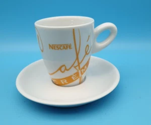 Nescafe Cafe Creme Kaffeetasse Espresso Tasse mit Unterteller Walküre - Bild 1 von 5
